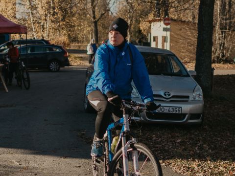 "Zaļā dzelzceļa" rudens nūjošanas pārgājiens un velo brauciens 22.10.2022.