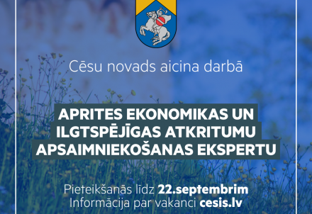 Izsludināta Aprites ekonomikas un ilgtspējīgas atkritumu apsaimniekošanas eksperta vakance