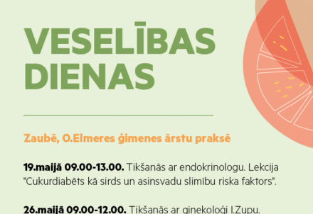 Veselības dienas Zaubē un Nītaurē