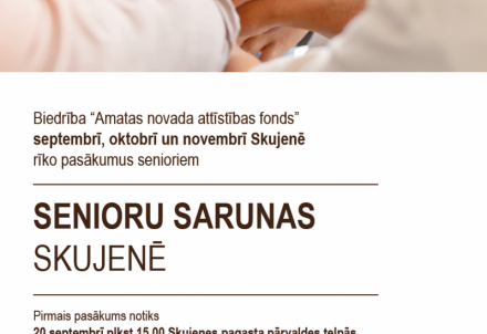 Senioru sarunas Skujenē
