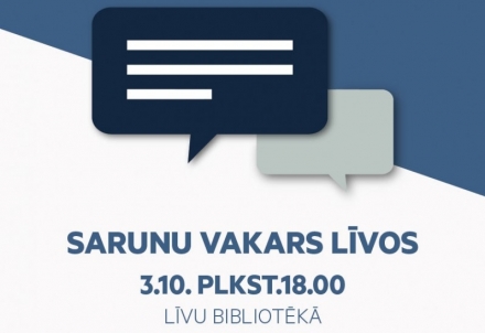Pašvaldības sarunu vakars Līvos