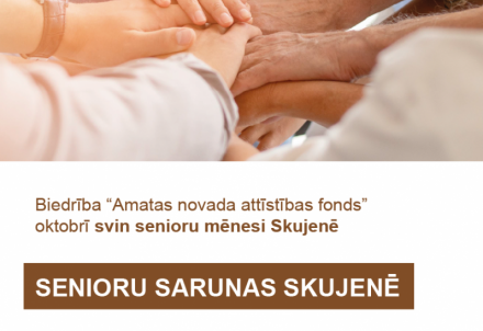 Oktobrī norisināsies "Senioru sarunas Skujenē"