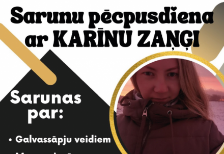 Sarunu pēcpusdiena ar Karīnu Zaņģi Skujenē