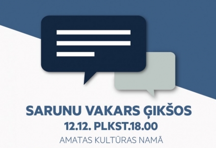 Pašvaldības sarunu vakars Ģikšos