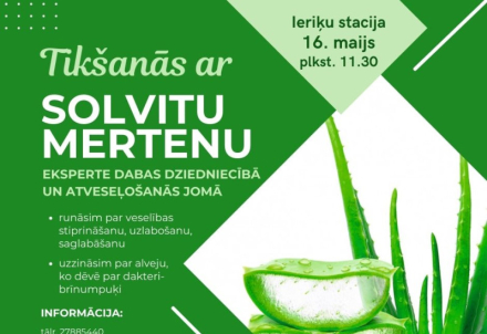 Tikšanās ar Solvitu Mertenu Ieriķu stacijā