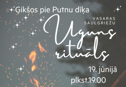 Vasaras saulgriežu uguns rituāls Ģikšos