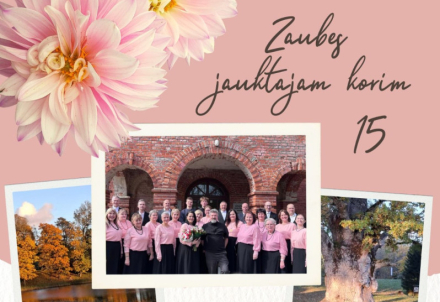 Zaubes jauktā kora 15. jubilejas pasākums
