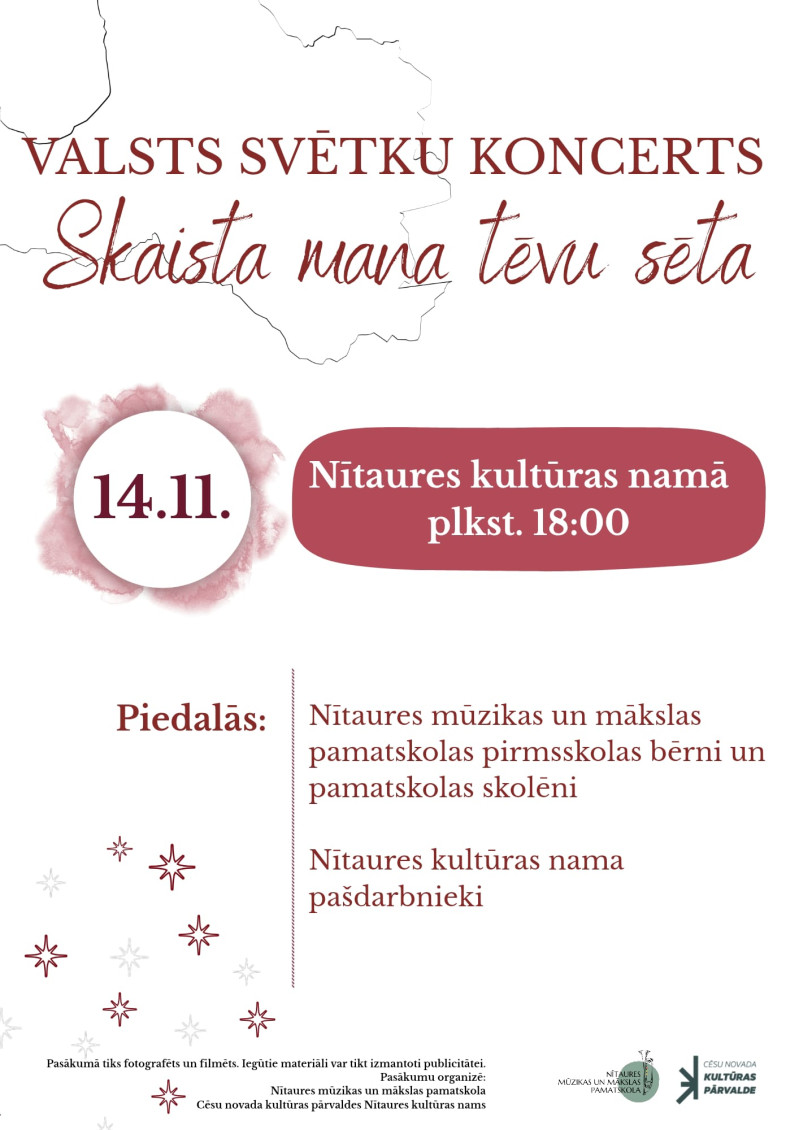 Valsts svētku koncerts Nītaurē