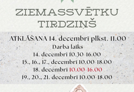 Ziemassvētku tirdziņš Ieriķos