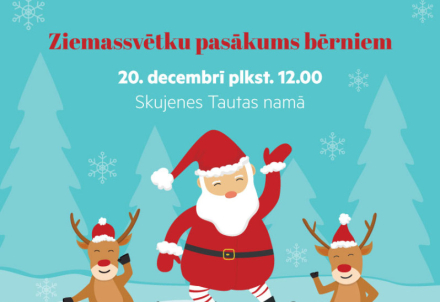 Ziemassvētku pasākums bērniem Skujenē