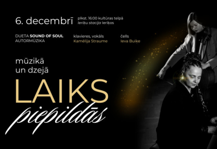 Koncerts "Mūzikā un dzejā laiks piepildās" Ieriķu stacijā