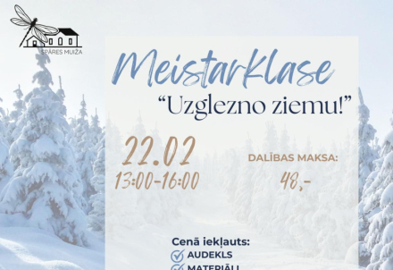 Meistarklase "Uzglezno ziemu" Spāres muižā