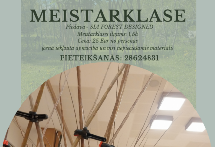 Pīto stādu meistarklase Amatas Kultūras centrā