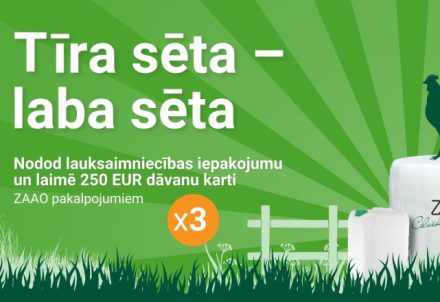 ZAAO rīko akciju "Tīra sēta – laba sēta"