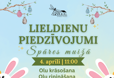 Bērnu Lieldienu piedzīvojums Spāres muižā