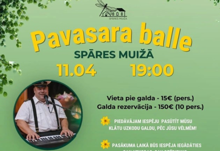Pavasara balle Spāres muižā