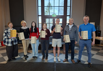 Ieriķu bibliotēka stacijā aizvada pirmo šaha turnīru