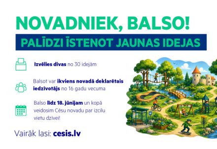 Sākas balsojums par iesniegtajiem līdzdalības budžeta projekta konkursa projektiem
