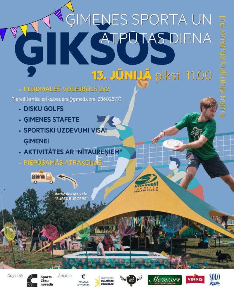 Ģimenes sporta un atpūtas diena Ģikšos