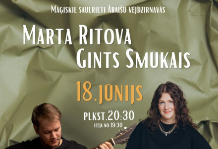Marta Ritova un Gints Smukais. Maģiskie saulrieti Āraišu vējdzirnavās