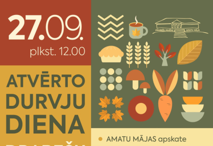 Atvērto durvju diena Drabešu muižas Amatu mājā