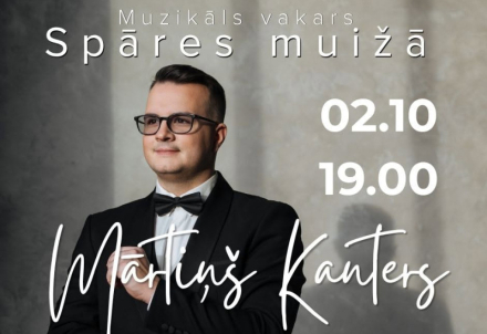 Muzikālais vakars ar Mārtiņu Kanteru Spāres muižā
